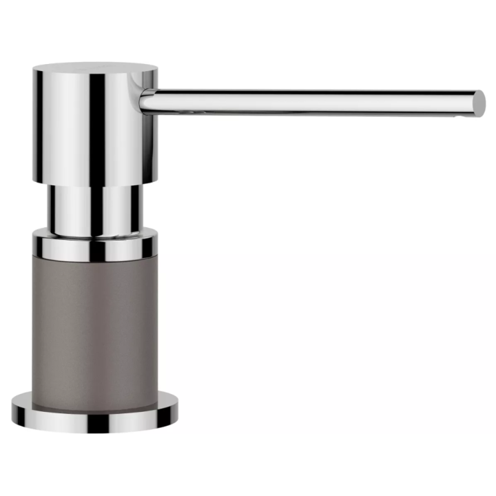 Dozownik Blanco Lato Silgranit-Look wulkaniczny szary/chrom 526954