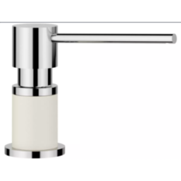 Dozownik Blanco Lato Silgranit-Look delikatny biały/chrom 526955