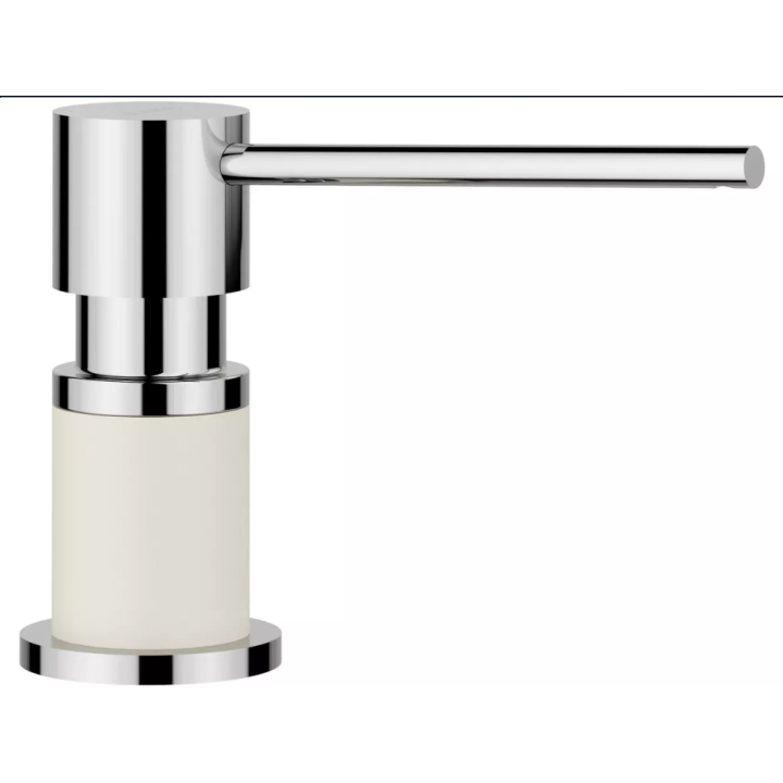 Dozownik Blanco Lato Silgranit-Look delikatny biały/chrom 526955