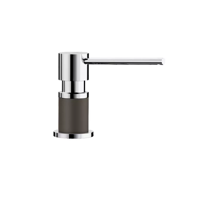 Dozownik Blanco Lato Silgranit-Look kawowy/chrom 525815