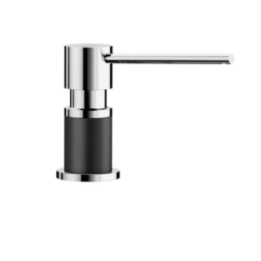 Dozownik Blanco Lato Silgranit-Look czarny/chrom 526177