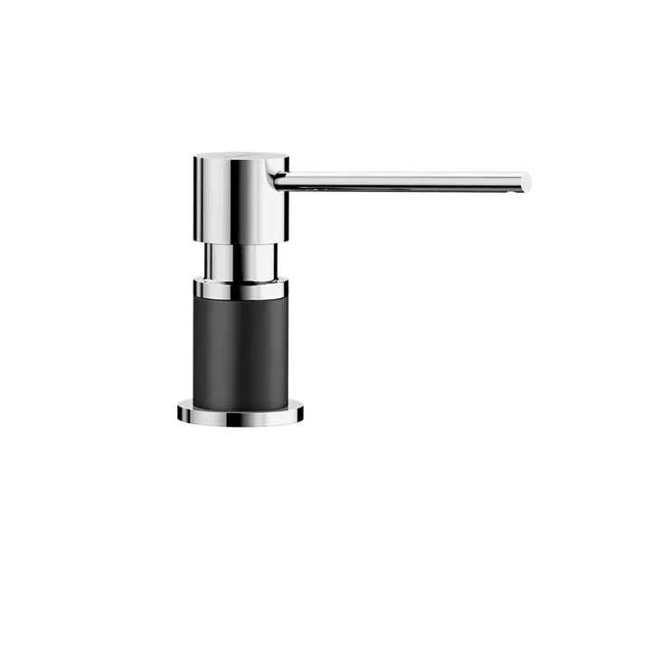 Dozownik Blanco Lato Silgranit-Look czarny/chrom 526177