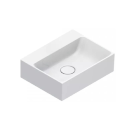 Umywalka wisząca/nablatowa Catalano Premium 40x32 cm bez otw. na baterię Bianco 0220420001