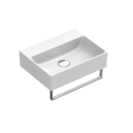 Umywalka wisząca/nablatowa Catalano Premium Verso 45x35 cm bez otw. na baterię Bianco 0220450001