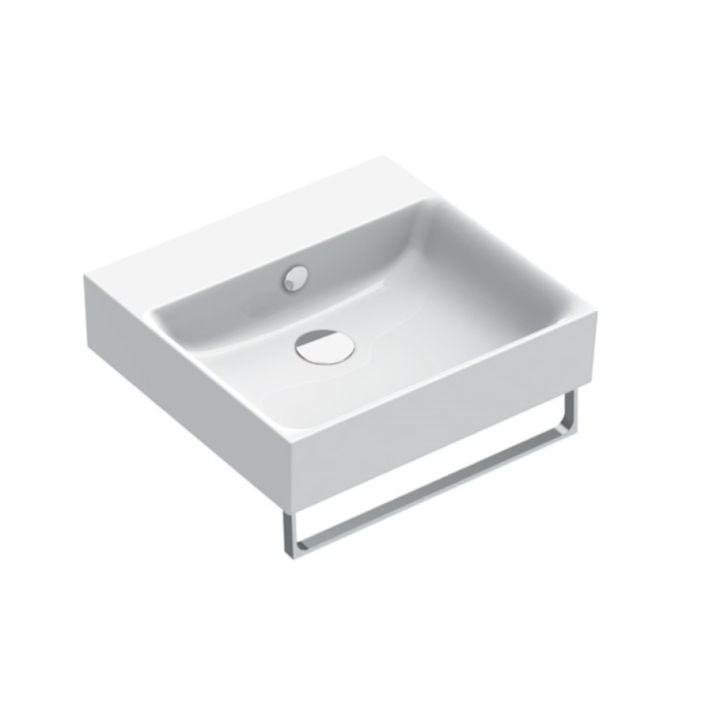 Umywalka wisząca/nablatowa Catalano Premium 50x47 cm bez otw. na baterię Bianco 0220500001