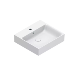 Umywalka wisząca/nablatowa Catalano Premium 50x47 cm bez otw. na baterię Bianco Satinato 0220500021