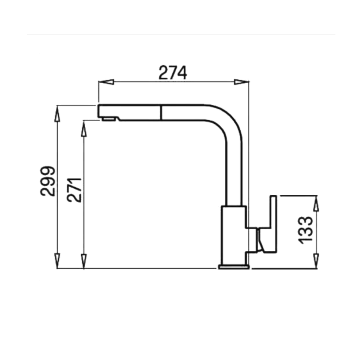 Bateria kuchenna Elleci C02 G48 Cemento MGKC0248
