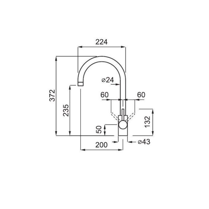 Bateria kuchenna Elleci CLOUD K95 Champagne MKKCLO95