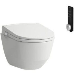 Miska WC Laufen CLEANET PRO myjąca, podwieszana RIMLESS z deską myjącą z opcją podgrzewania siedziska oraz funkcją suszenia i uk