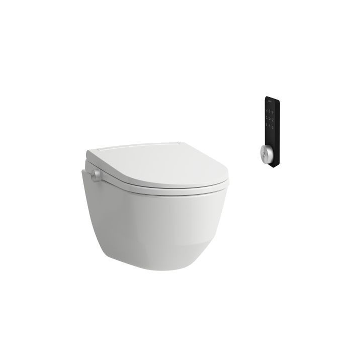 Miska WC Laufen CLEANET PRO myjąca, podwieszana RIMLESS z deską myjącą z opcją podgrzewania siedziska oraz funkcją suszenia i uk