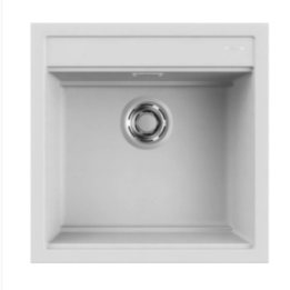 Zlewozmywak Elleci BEST 104, 510 x 510mm G68 Bianco LGB10468