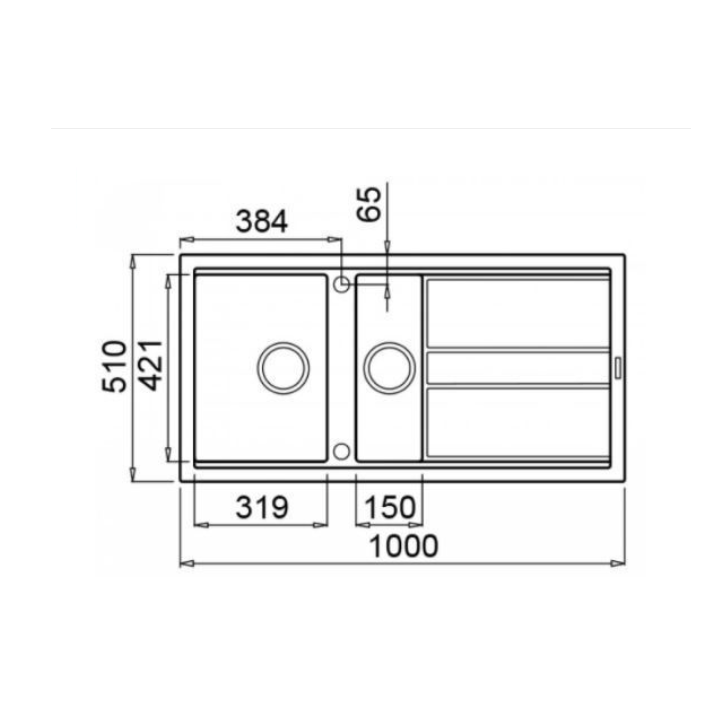 Zlewozmywak Elleci BEST 475 M79 Aluminium LMB47579