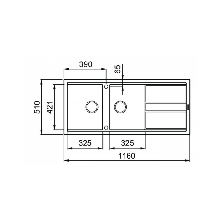 Zlewozmywak Elleci BEST 500 M79 Aluminium LMB50079