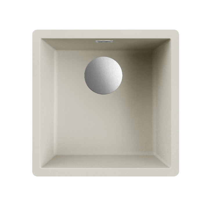 Zlewozmywak Elleci DYNAMO 102 456x456mm G39 Bianco Soft LGZ10239FIXCI