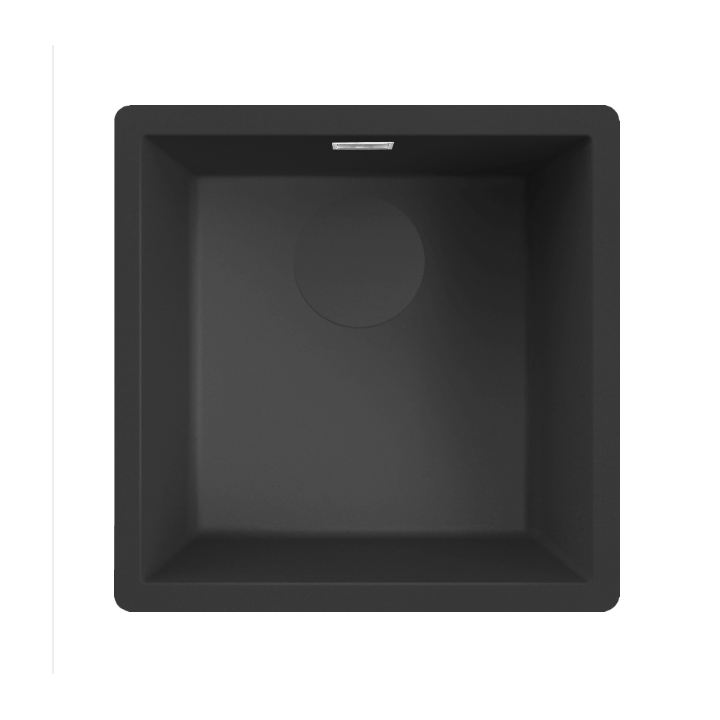 Zlewozmywak Elleci DYNAMO 102 456x456mm G40 Nero LGZ10240FIXCB