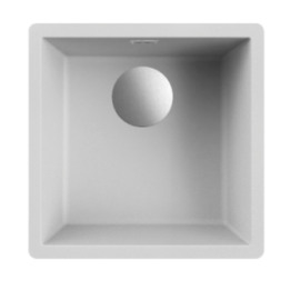 Zlewozmywak Elleci DYNAMO 102 456x456mm G68 Bianco LGZ10268FIXCI