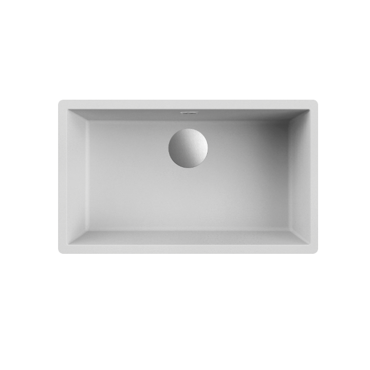 Zlewozmywak Elleci DYNAMO 130 756x456mm G68 Bianco LGZ13068FIXCI