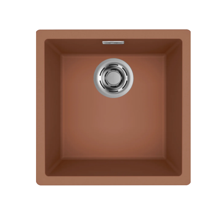 Zlewozmywak Elleci ZEN 102 456x456mm K83 Clay LKZ10282BKM