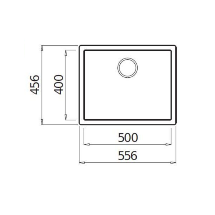 Zlewozmywak Elleci ZEN 105 556x456mm K87 Cocoa LKZ10587BKM