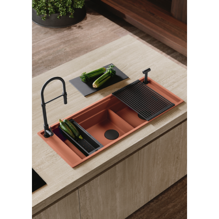 Zlewozmywak MIXOLOGY 1140x460mm K83 Clay LKM59083FIXCI