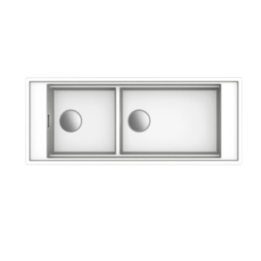 Zlewozmywak MIXOLOGY 1140x460mm K96 White LKM59096FIXCI