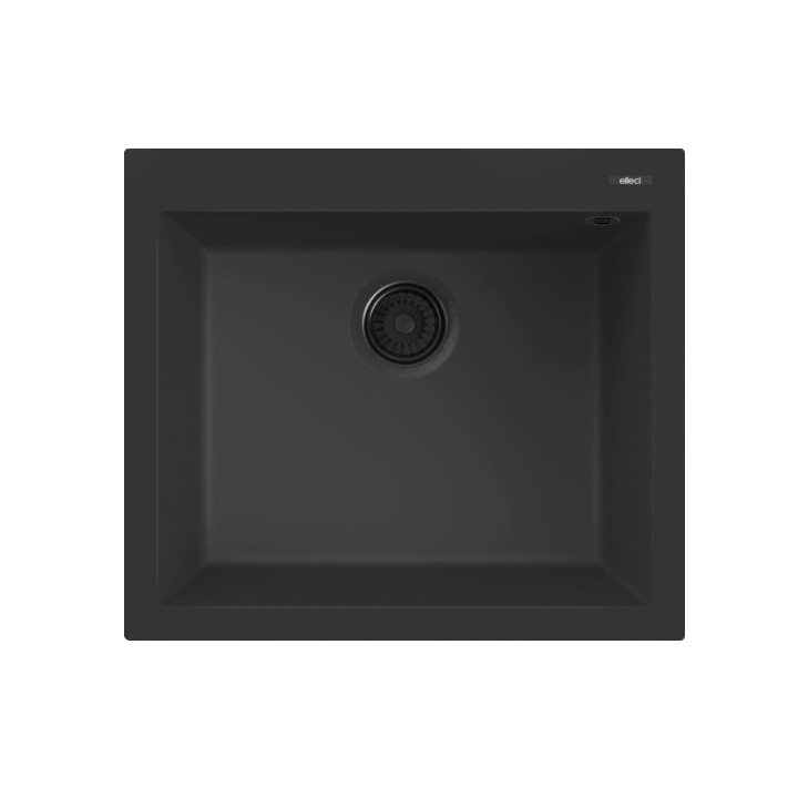Zlewozmywak Elleci QUADRA 105 570x500mm G40 Tutto Nero LGQ10540A66