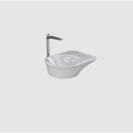VALET Umywalka nablatowa 48 x 36 cm owalna bez otworu VALCT4800AWHA RAK CERAMIC