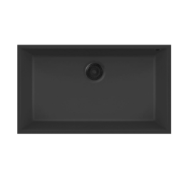 Zlewozmywak Elleci QUADRA 130 BSO podw. 760x440mm G40 Tutto Nero LGQ13040BSOA66
