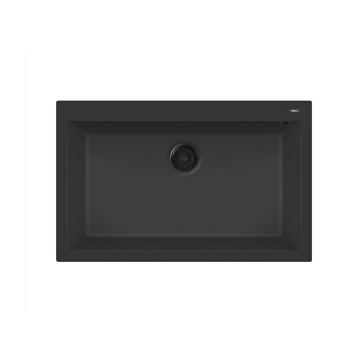 Zlewozmywak Elleci QUADRA 130 790x500mm G40 Tutto Nero LGQ13040A66