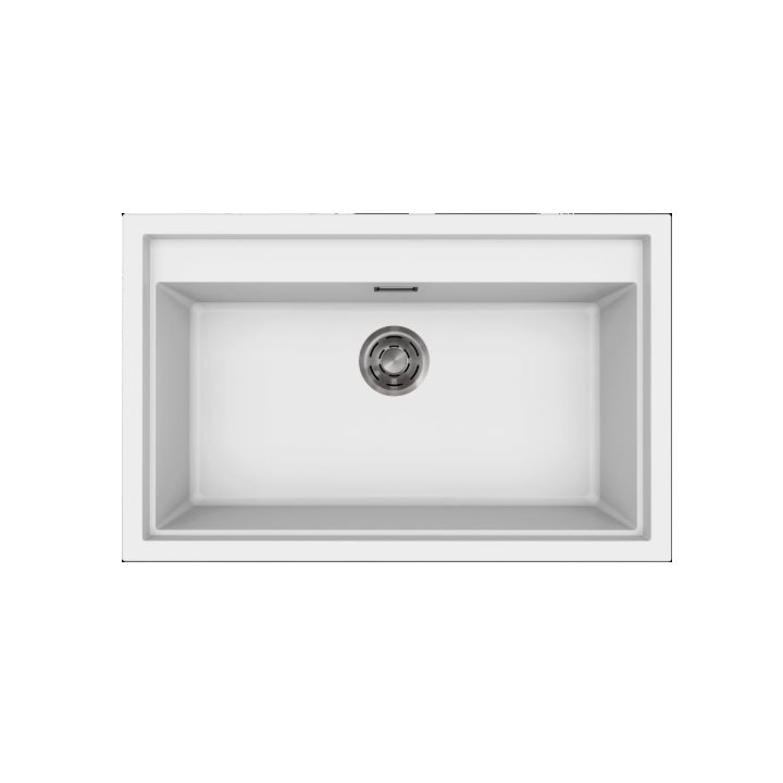 Zlewozmywak Elleci SINTESI 130 790x500mm K96 White LKS13096