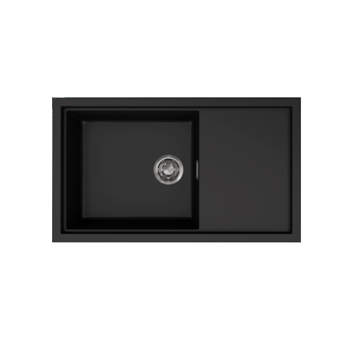 Zlewozmywak Elleci SINTESI 410 860x500mm K86 Black LKS41086
