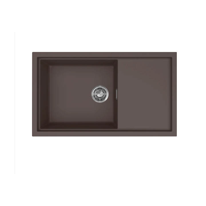 Zlewozmywak Elleci SINTESI 410 860x500mm K87 Cocoa LKS41087