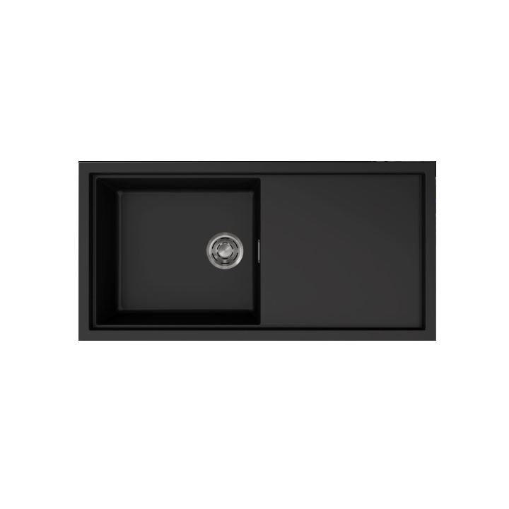 Zlewozmywak Elleci SINTESI 480 1000x500mm K86 Black LKS48086