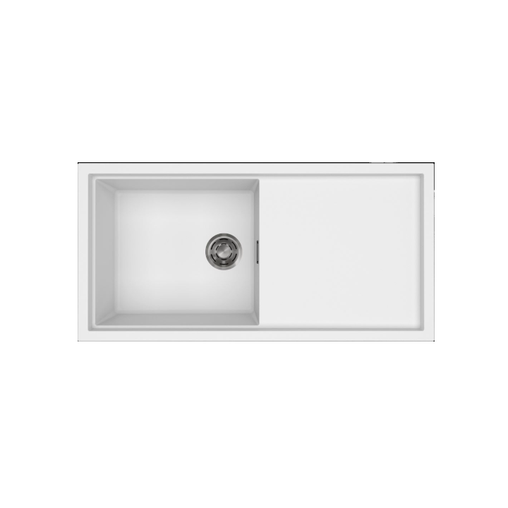 Zlewozmywak Elleci SINTESI 480 1000x500mm K96 White LKS48096