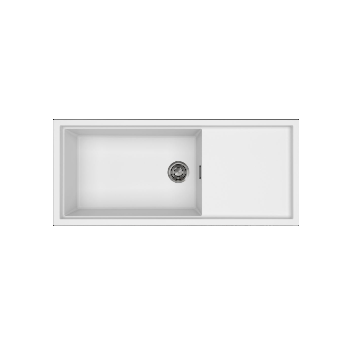 Zlewozmywak Elleci SINTESI 510 1160x500mm K96 White LKS51096