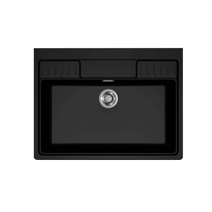 Zlewozmywak Elleci SPAZIO 900 XL 900x665mm K86 Black LKS90086XLP