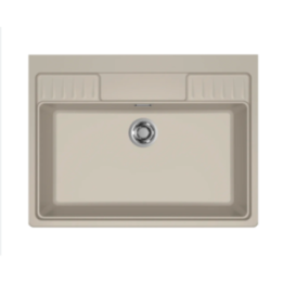 Zlewozmywak Elleci SPAZIO 900 XL 900x665mm K95 Champagne LKS90095XLP