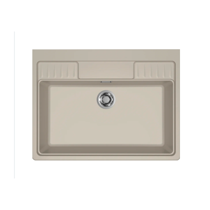 Zlewozmywak Elleci SPAZIO 900 XL 900x665mm K95 Champagne LKS90095XLP