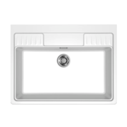 Zlewozmywak Elleci SPAZIO 900 XL 900x665mm K96 White LKS90096XLP