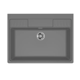 Zlewozmywak Elleci SPAZIO 900 XL 900x665mm K99 Concrete LKS90099XLP