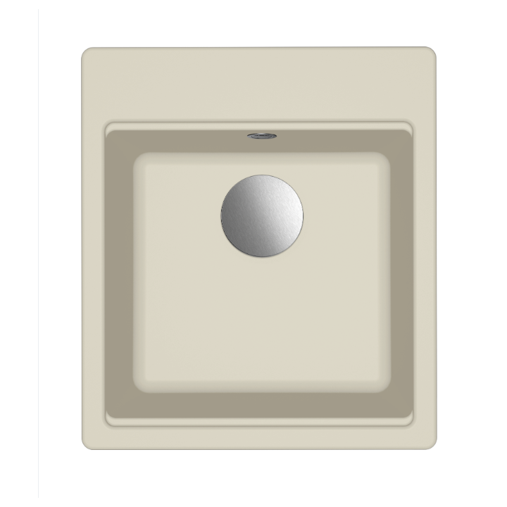 Zlewozmywak Elleci Time 102 450x510mm G39 Bianco Soft LG210239FIXCI