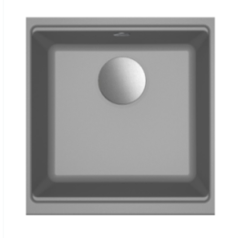 Zlewozmywak Elleci Time 102 410x430mm G48 Cemento podwieszany LG210248FIXCIBSO