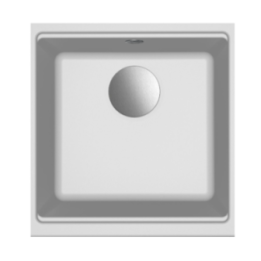Zlewozmywak Elleci Time 102 410x430mm G68 Bianco podwieszany LG210268FIXCIBSO