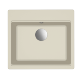Zlewozmywak Elleci Time 105 570x510mm G39 Bianco Soft LG210539FIXCI
