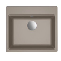 Zlewozmywak Elleci Time 105 570x510mm G43 Tortora LG210543FIXCI
