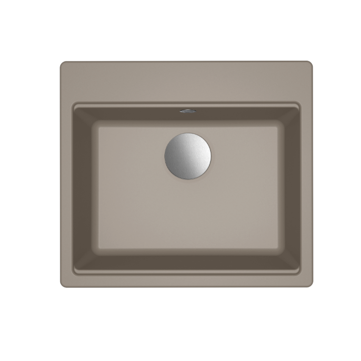 Zlewozmywak Elleci Time 105 570x510mm G43 Tortora LG210543FIXCI