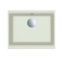 Zlewozmywak Elleci Time 105 530x430mm G39 Bianco Soft podwieszany LG210539FBXCBBSOK