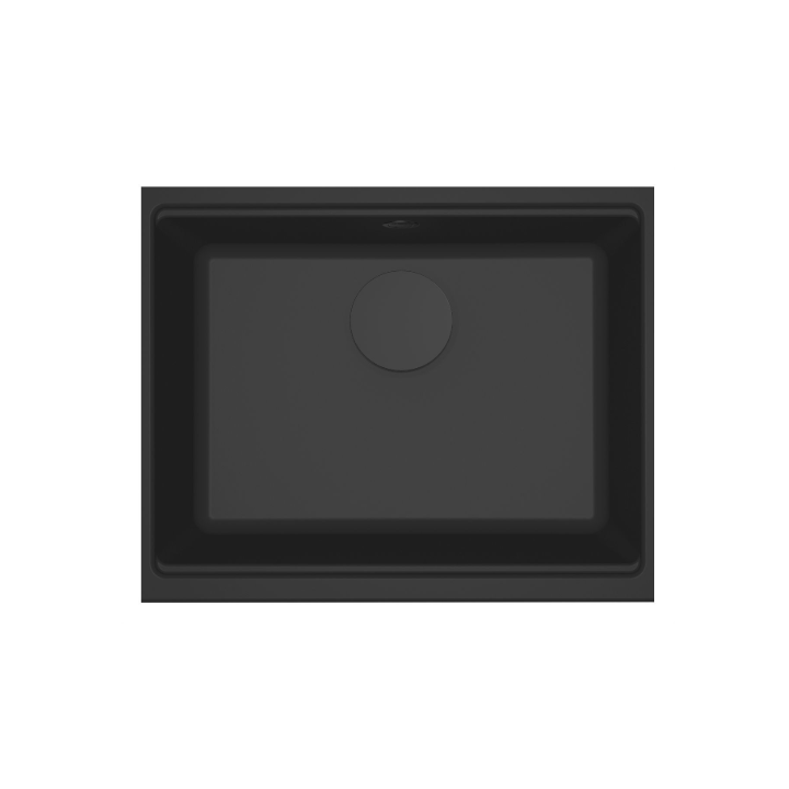 Zlewozmywak Elleci Time 105 530x430mm G40 Nero podwieszany LG210540FBXCBBSOK