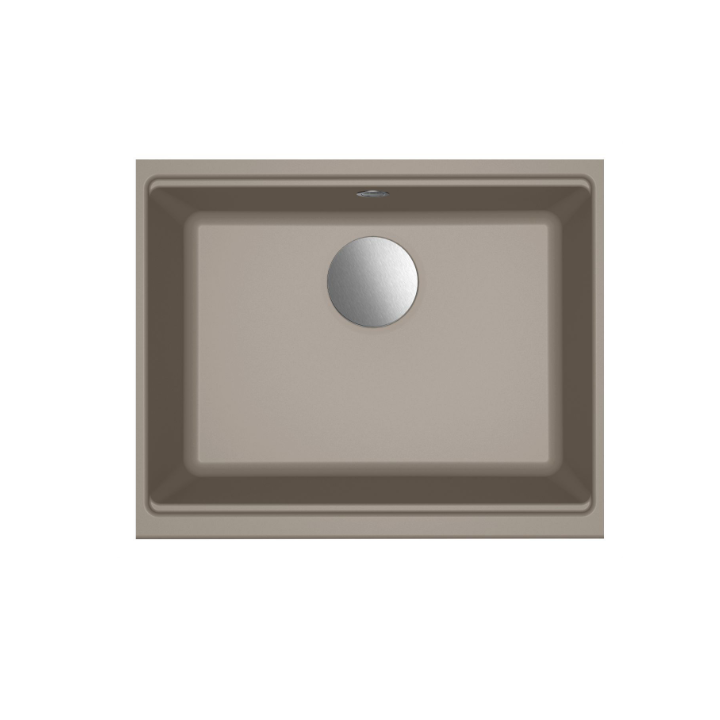 Zlewozmywak Elleci Time 105 530x430mm G43 Tortora podwieszany LG210543FBXCBBSOK
