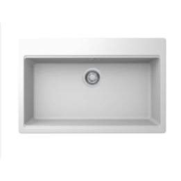 Zlewozmywak Elleci Time 130 790x510mm G68 Bianco LG213068FIXCI